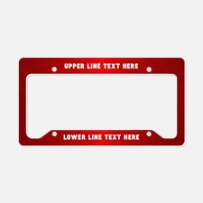 Template Licence Plate Frames | Template License Plate Covers ...