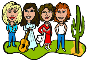 Full Version of Female Country Music Legends Clipart