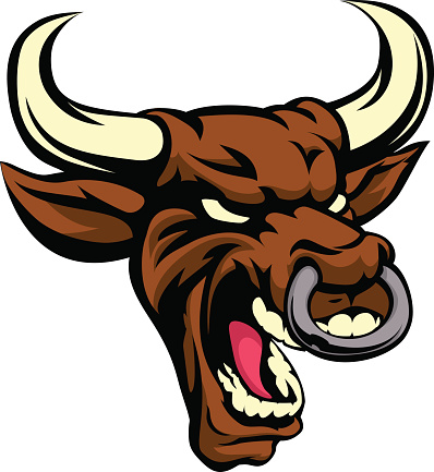 Silhouette Of The Minotaurs Clip Art, Vector Images ...