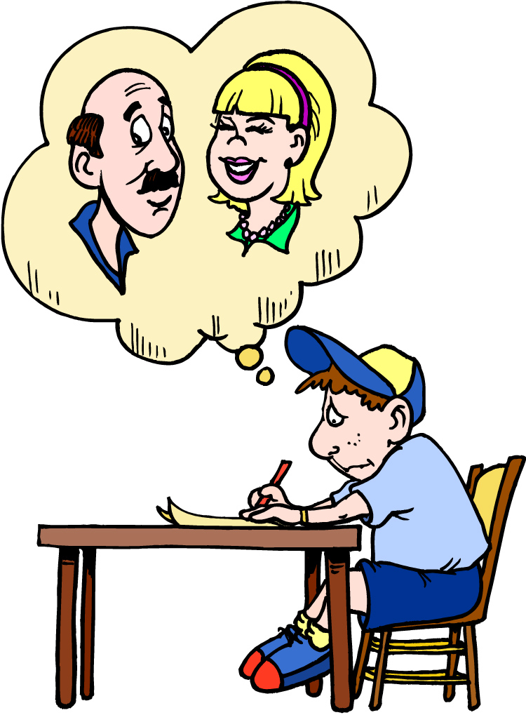 493 views Letter Writing Clip Art