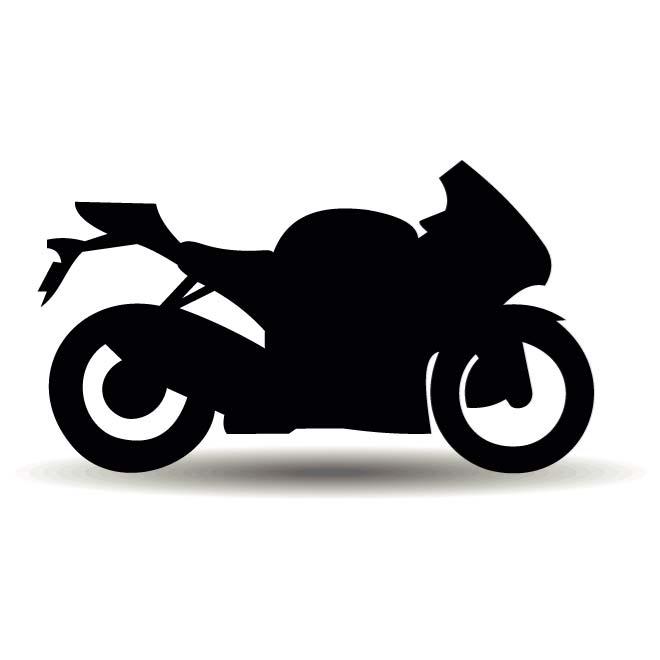 MOTORCYCLE SILHOUETTE VECTOR - Download at Vectorportal