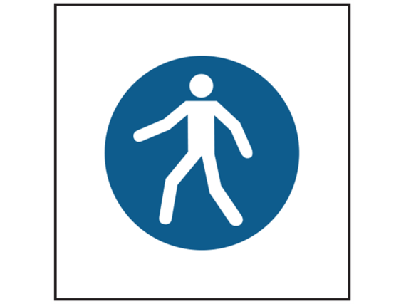 Pedestrian Symbol Clipart - Free to use Clip Art Resource