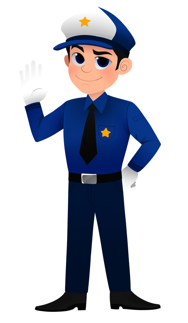 Police clipart transparent background