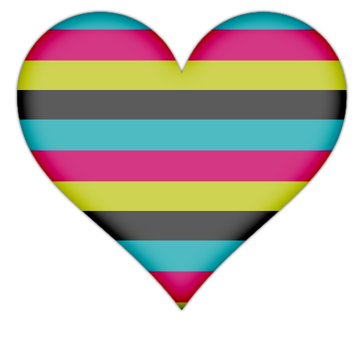 Heart With Thick Horizontal Lines Icon, PNG ClipArt Image