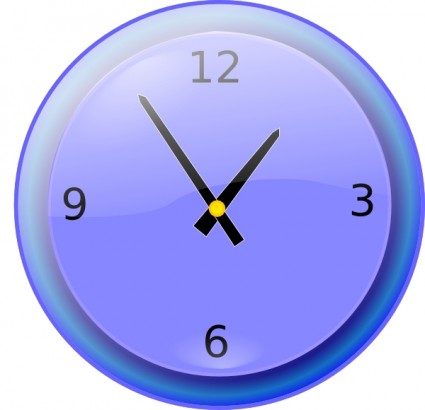 Analog Clock clip art Free vector in Open office drawing svg ...