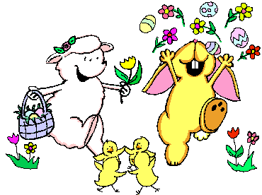 Free Easter Bunnies MySpace Clipart Graphics Codes Page 3 ...