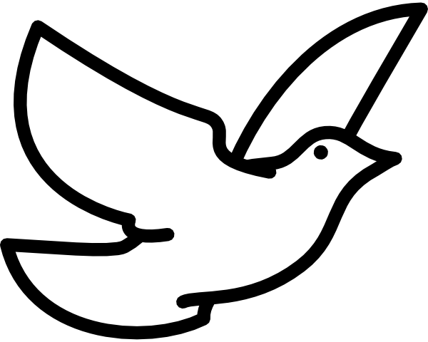 Flying Dove Clip Art - vector clip art online ...