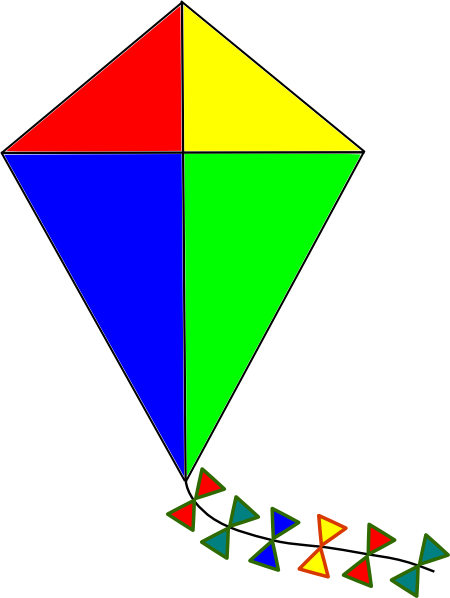 Free Colorful Kite Clip Art