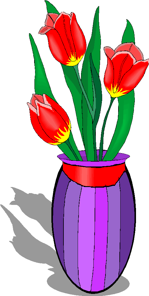 free clip art flowers in vase - photo #9