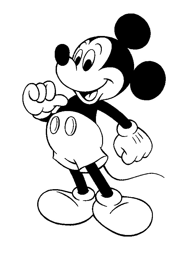 mickey mouse outline clip art - photo #42