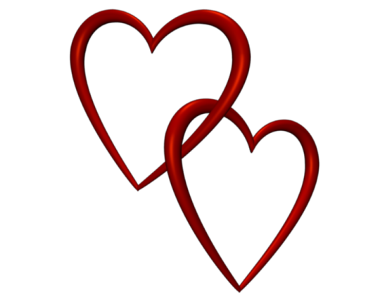 free clip art double hearts - photo #48