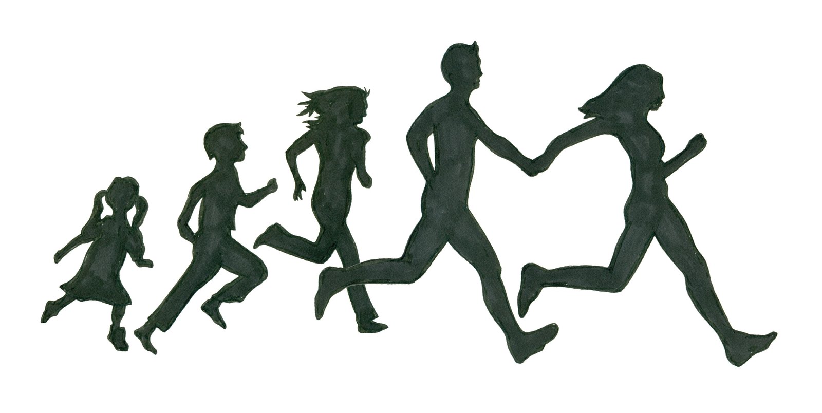 clipart running away - photo #45