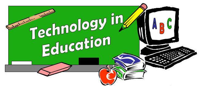 Technology in classroom clipart