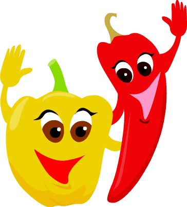 Cartoon peppers clipart - Pepper Vegetable clip art ...