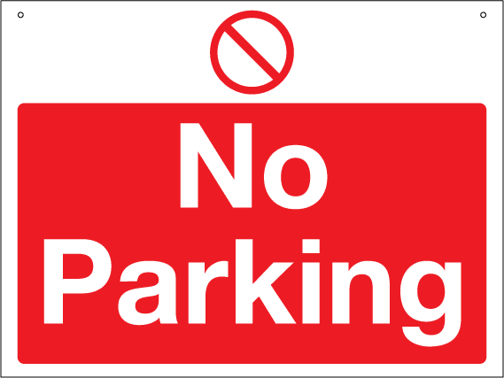 No Parking - First Safety Signs