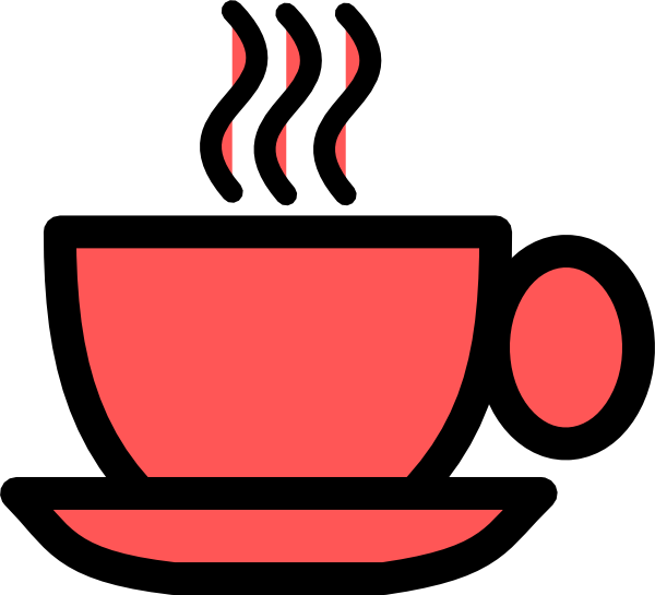 Red Tea Cup Clip Art - vector clip art online ...