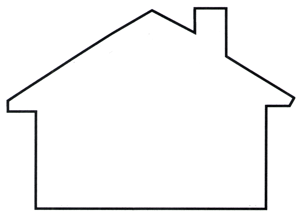 house clipart coloring - photo #25