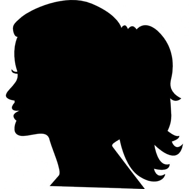 Woman head side silhouette Icons | Free Download