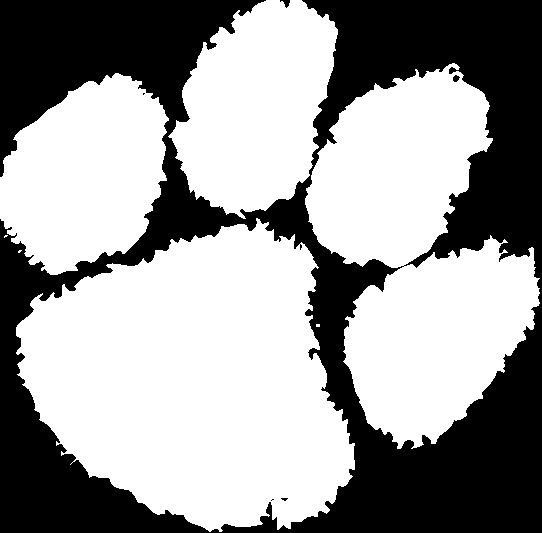 clipart clemson tiger paw - photo #25