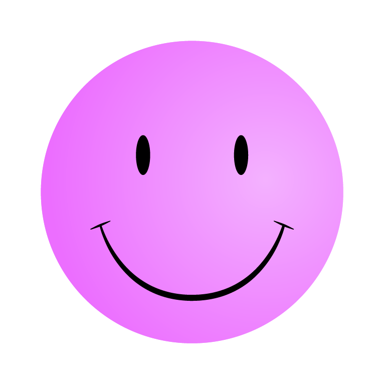 Pink Smiley Face Clipart