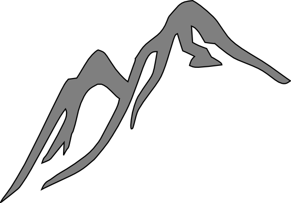 Mountains Silhouette Clip Art - Free Clipart Images