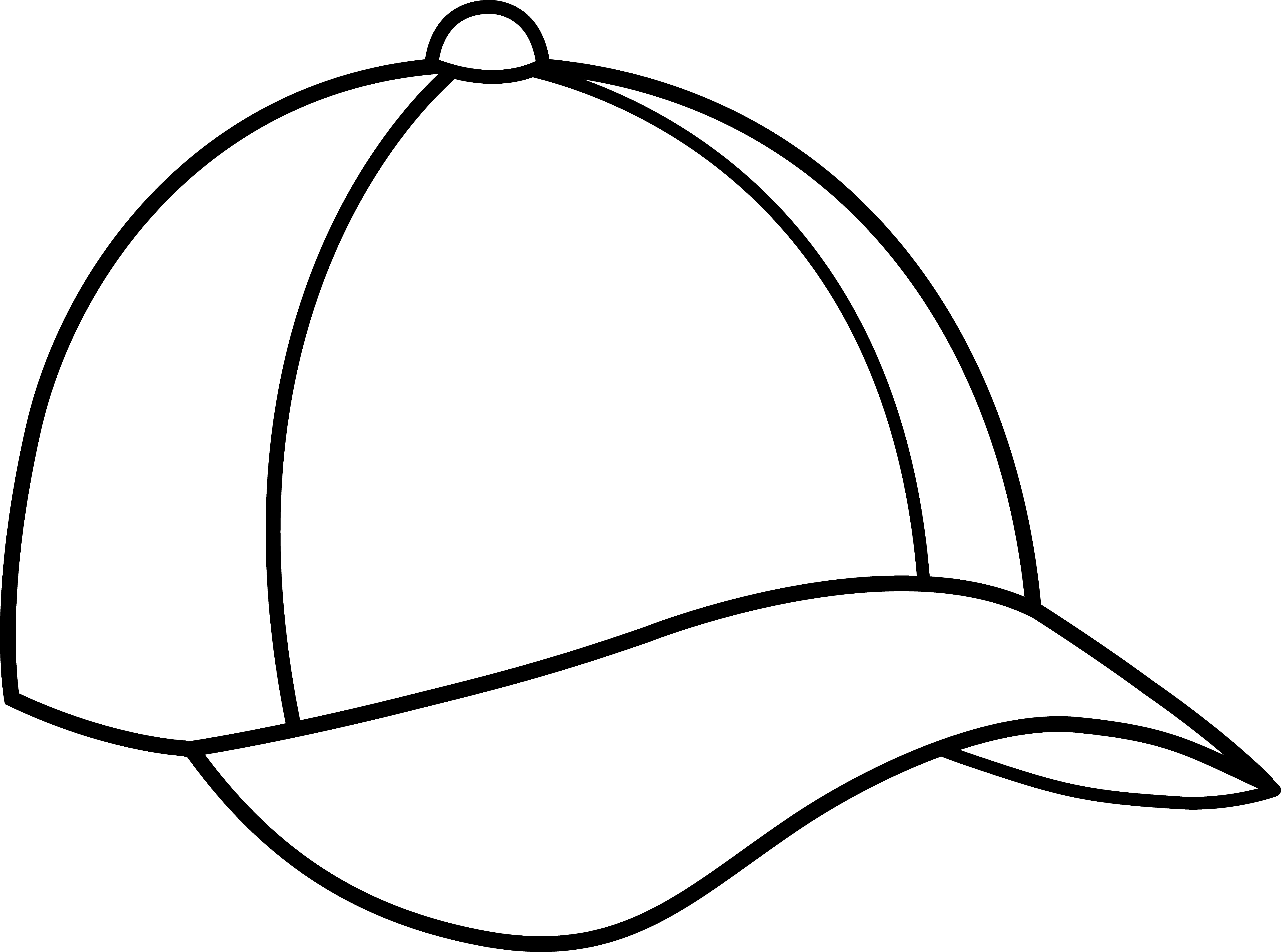 Baseball Hat Template - Free Clipart Images