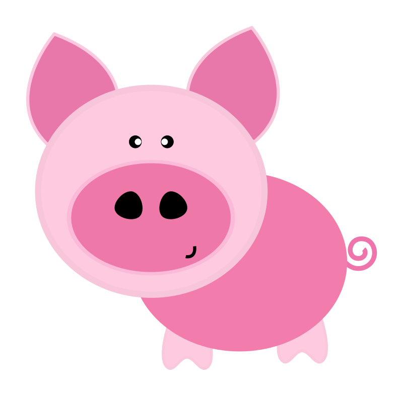funny pig clipart - photo #16