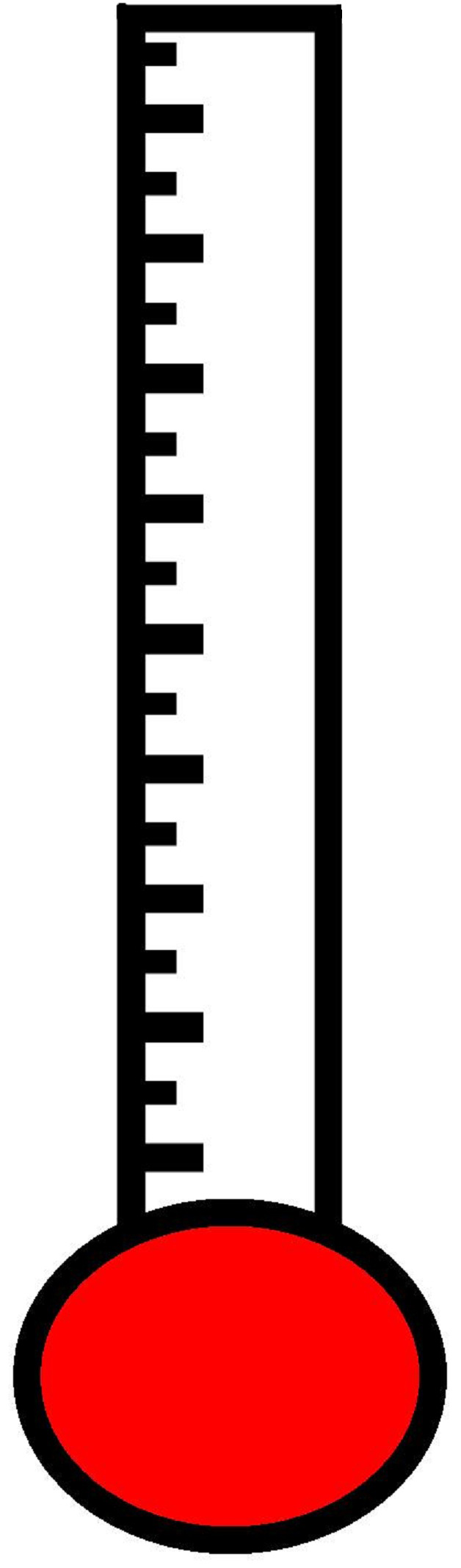 Thermometer Template Clipart