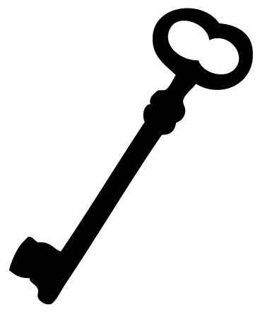 Skeleton keys clip art