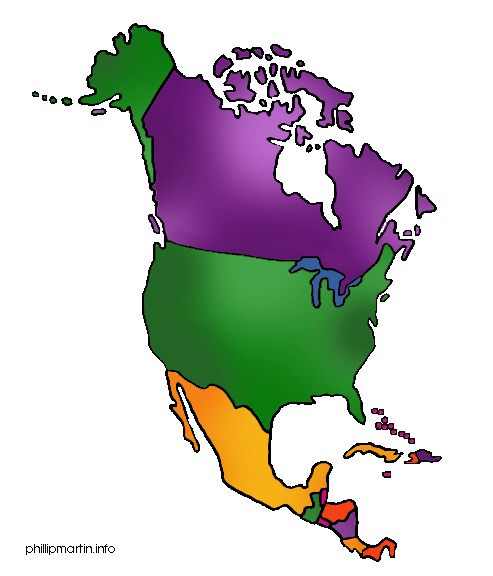 America Map Clipart