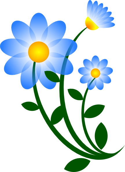 Free flower clip art graphics of flowers for layouts 2 - Clipartix