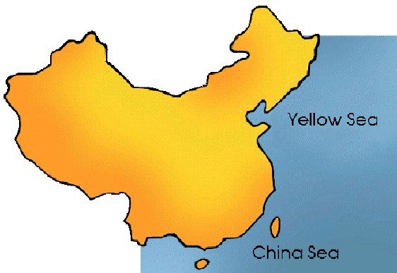 free clipart map of china - photo #21