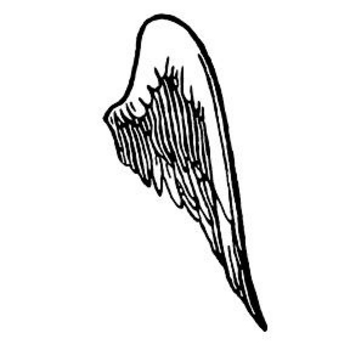 Image of Angel Wing Clipart #2950, White Clip Art Angel Wings ...
