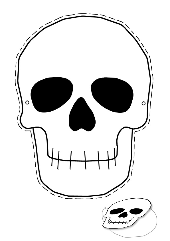 Pin Head Skull Mask Batalj - Free Clipart Images