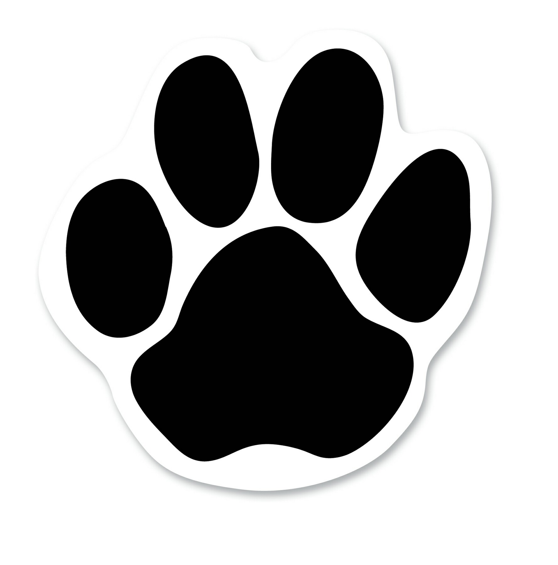 Bear Paw Print Outline ClipArt Best