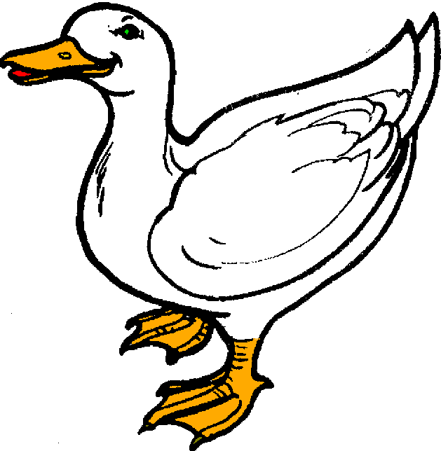 Duck Clip Art Black And White - Free Clipart Images