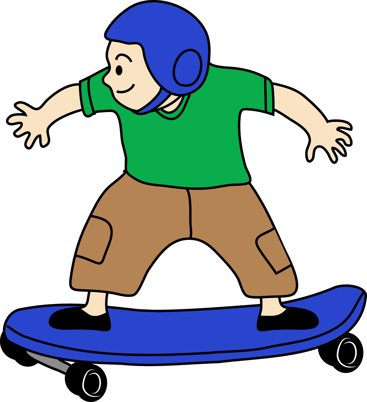 Clipart Skateboard - Tumundografico