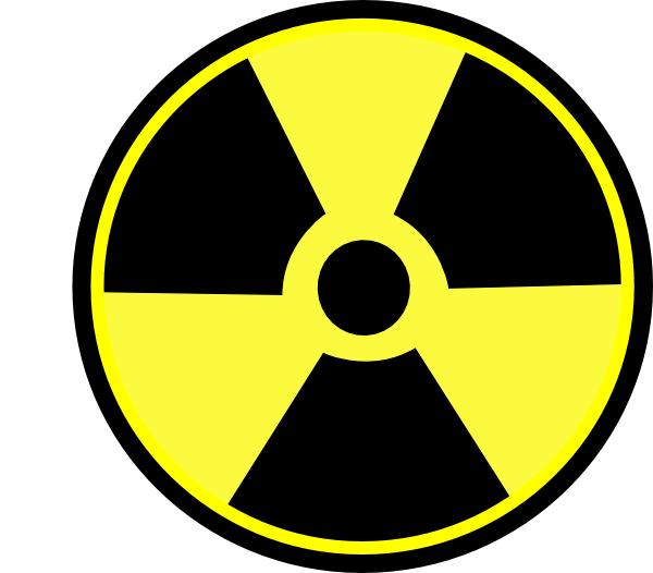 Radiation sign clipart