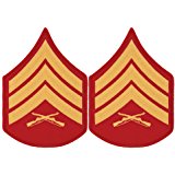 Amazon.com: USMC Rank SERGEANT Stripes Chevron Shaped Sticker ...