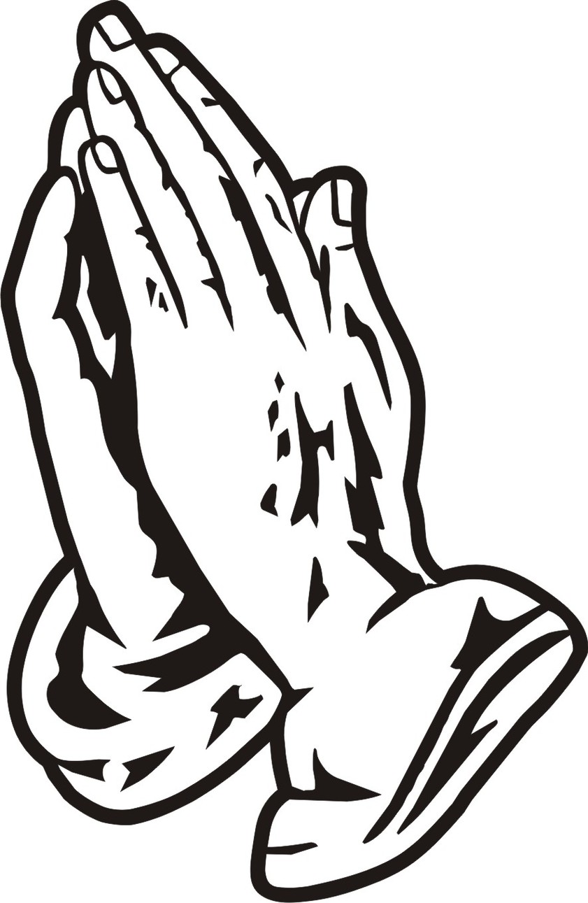 Printable Praying Hands Clipart - Free to use Clip Art Resource