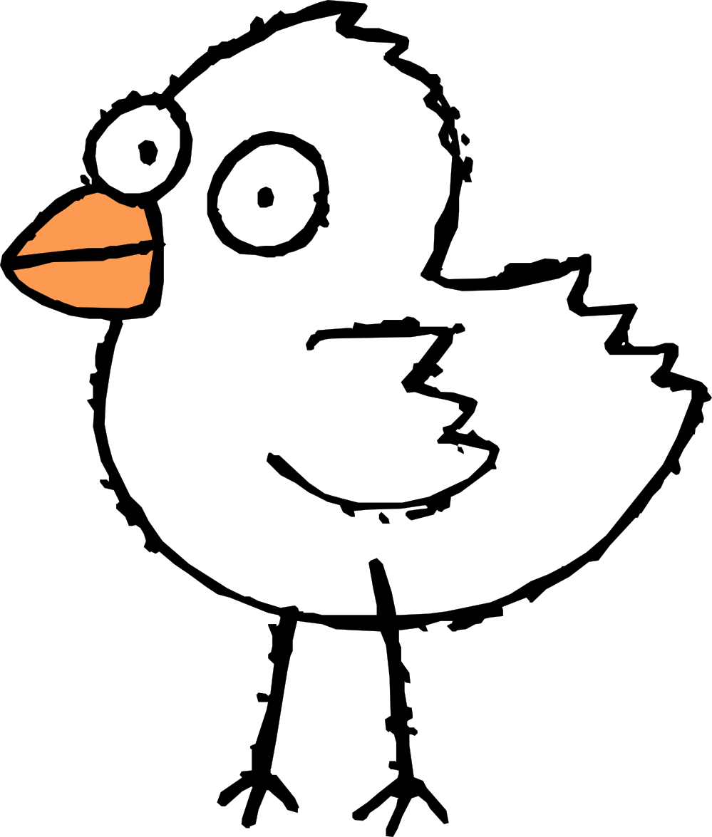 Black Bird Cartoon - ClipArt Best