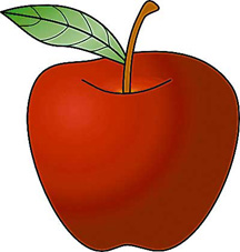 Apple Orchard Border Clipart