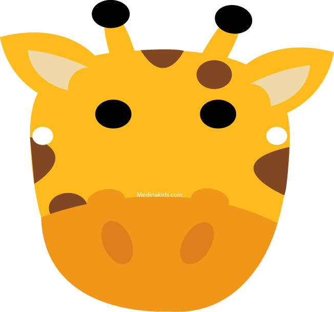 Best Photos of Giraffe Mask Printable Template - Giraffe Mask ...