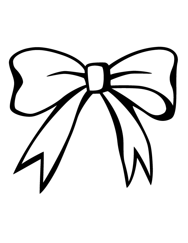 Bow Outline | Free Download Clip Art | Free Clip Art | on Clipart ...