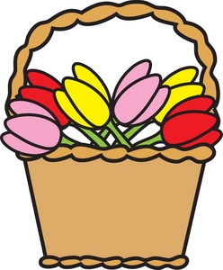 Flower Baskets Clip Art - ClipArt Best