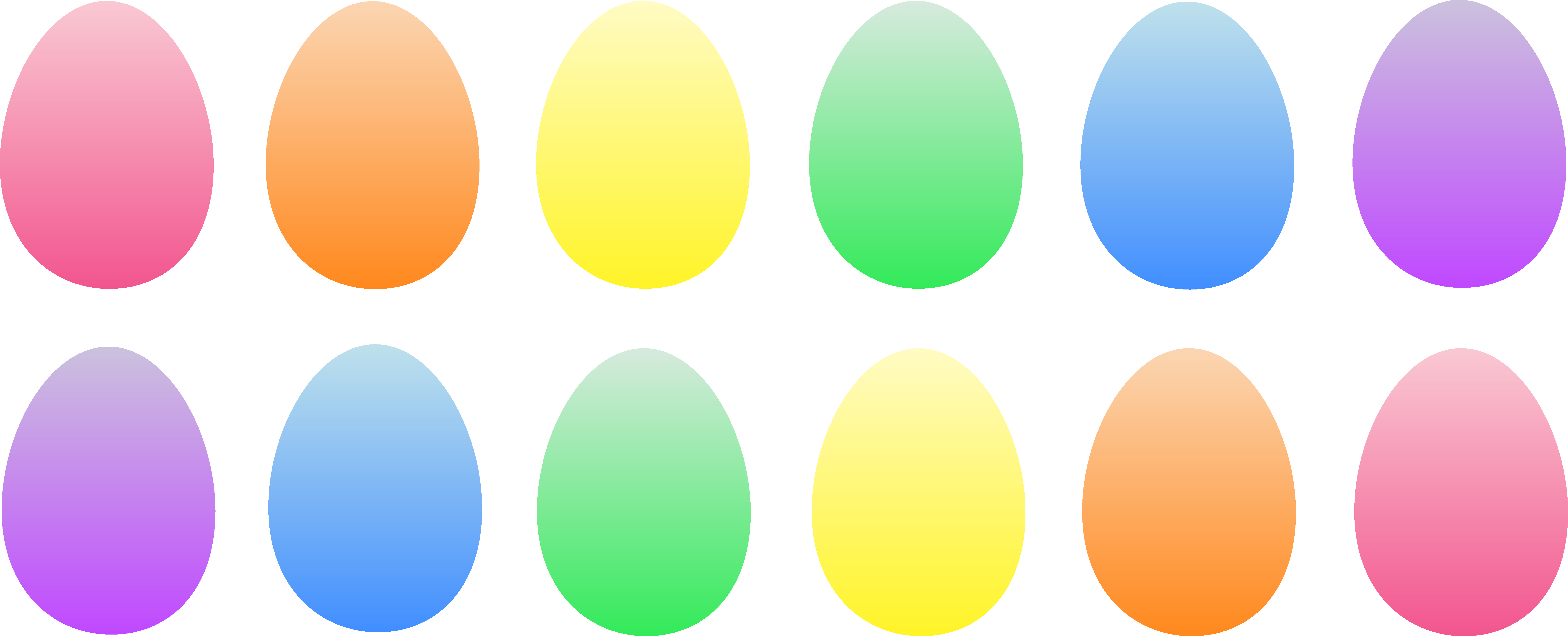 Pictures of easter eggs clip art