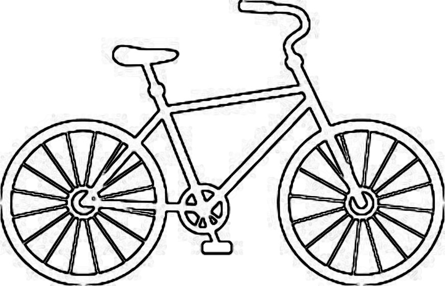 bike outline clip art - photo #38