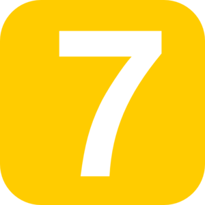 The number 7 clipart
