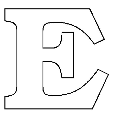 Best Photos of Alphabet Letter E Template - Printable Letter E ...