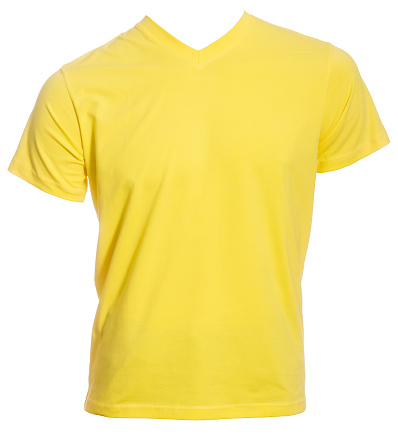 T Shirt Shirt Yellow Blank Pictures, Images and Stock Photos